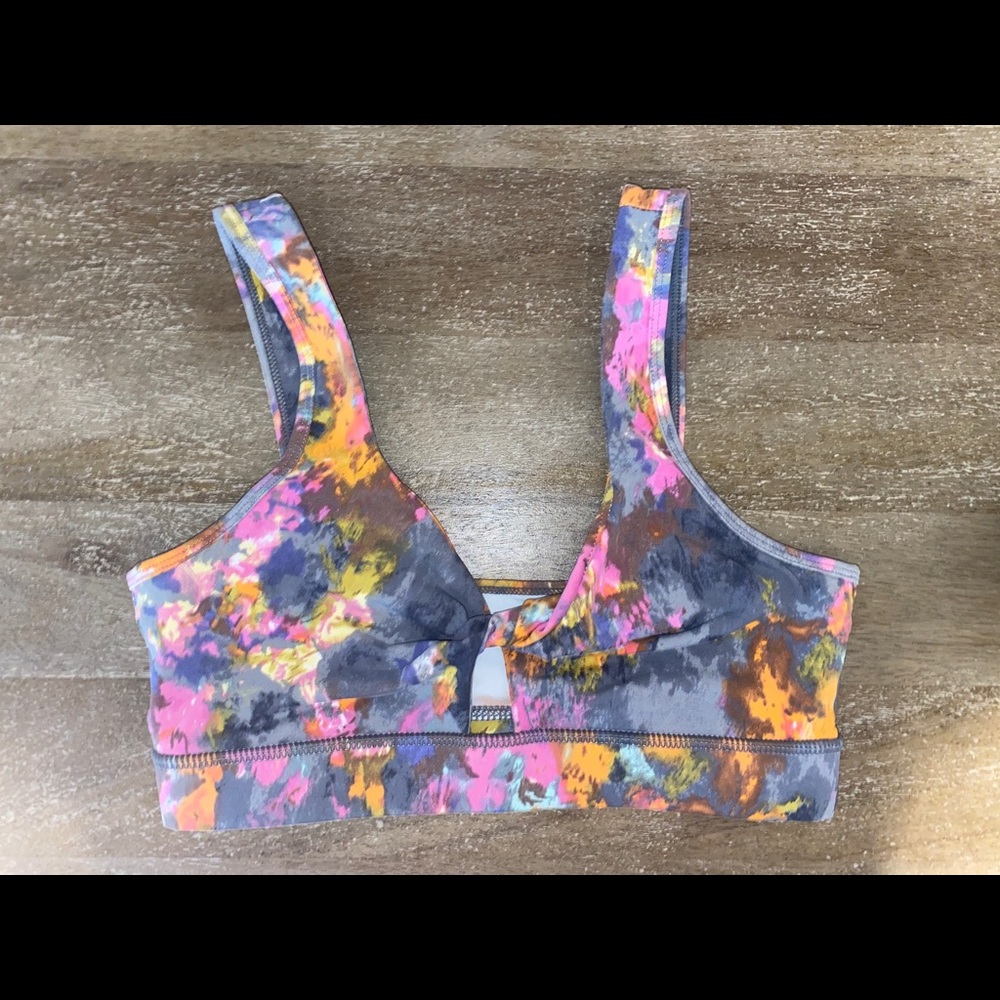 Tie dye sports bra